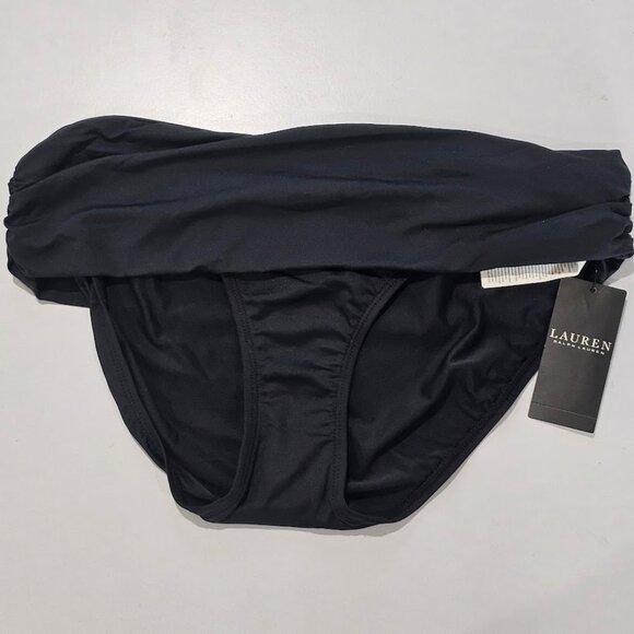 Lauren Ralph Lauren Beach Club Ruched Bikini Bottom - Picture 5 of 8